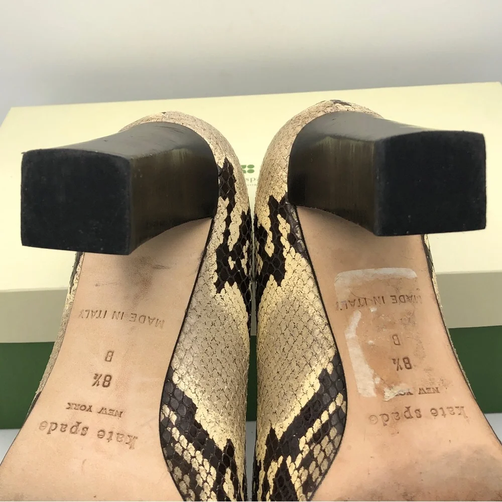 Kate Spade Snakeskin Heels